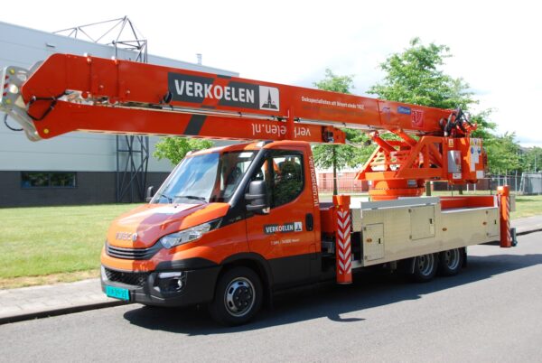 Klaas K27-32TSR BE-Kraan voor Verkoelen Dakspecialisten Weert