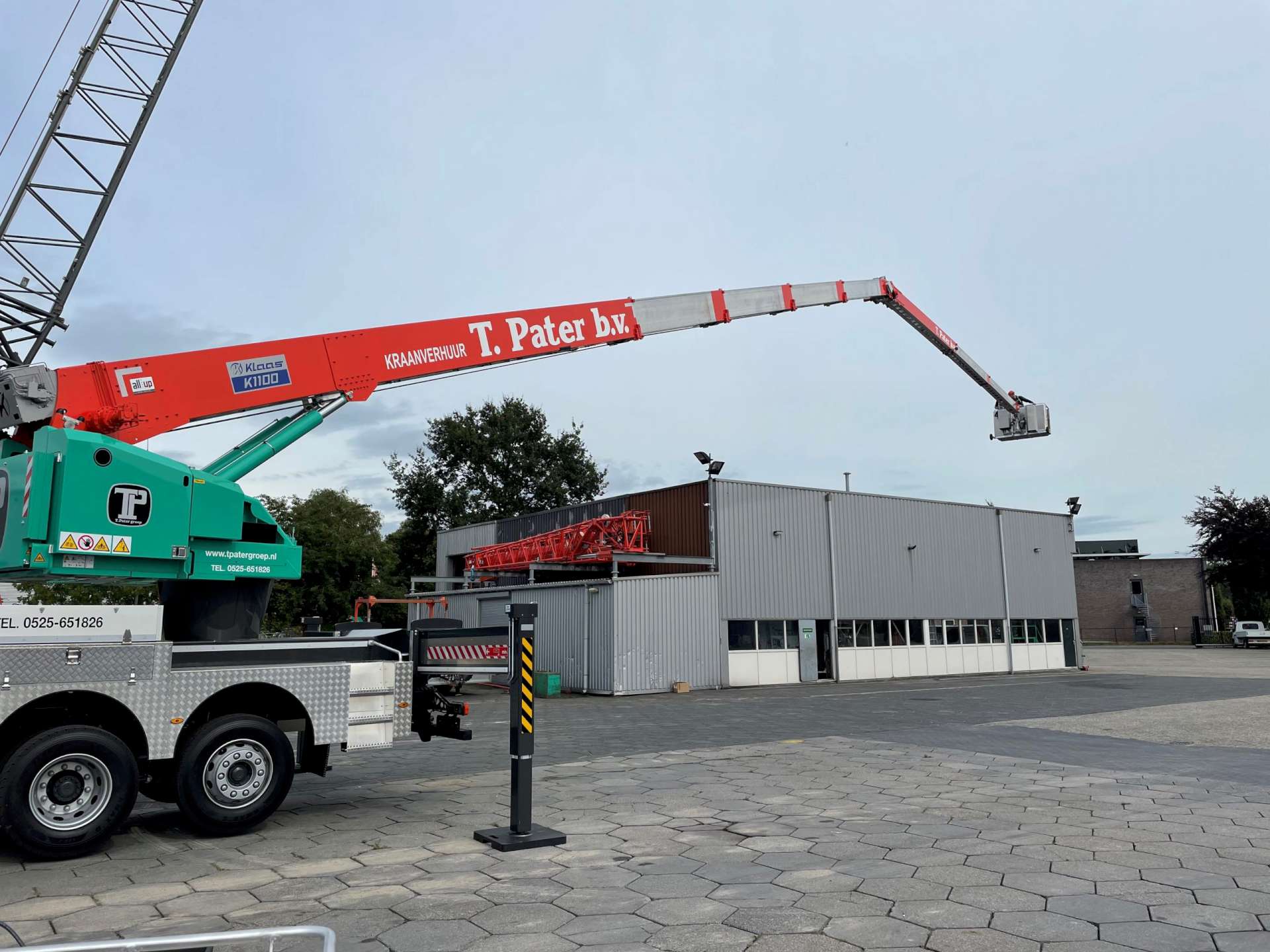 All-up levert nieuwste Klaas K1100 RHX autokraan aan Kraanverhuur T.Pater B.V uit ‘t Harde