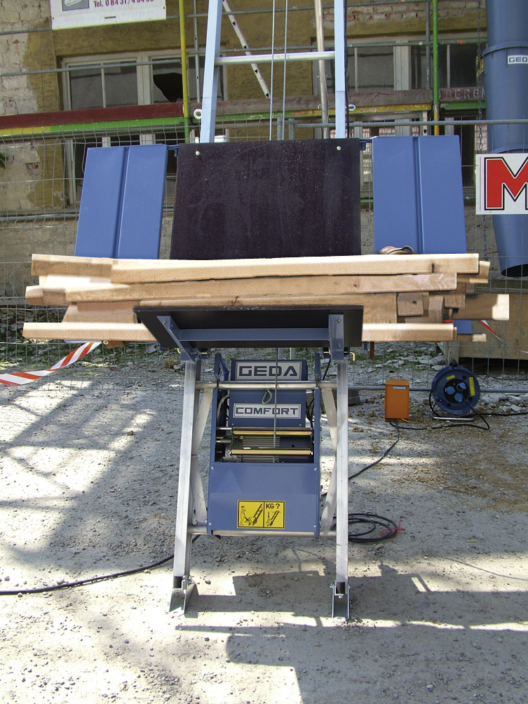 een foto van een ladderlift plateau