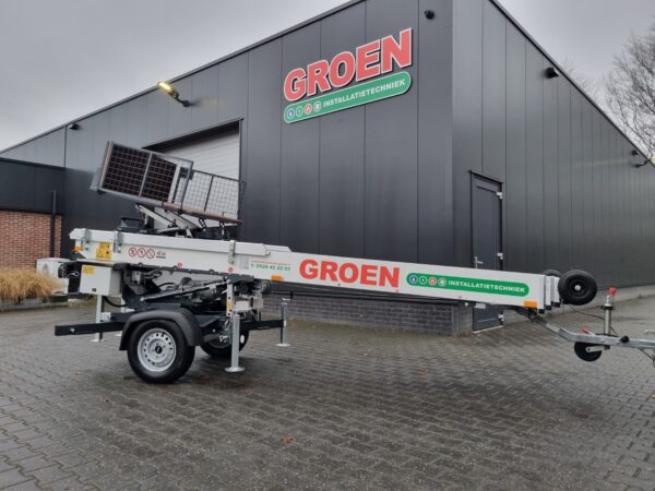 Groener wordt het niet! Paus Easy18 Solarlift voor Installatietechniek Groen B.V. uit Ommen.