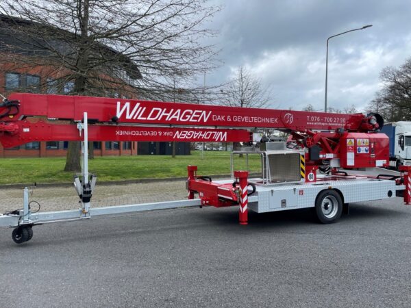 Volledig elektrische Klaas K350E voor Wildhagen Daktechniek uit Breda.