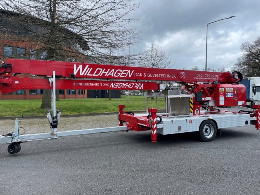 Volledig elektrische Klaas K350E voor Wildhagen Daktechniek uit Breda.